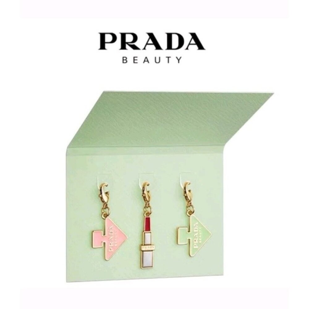 Prada Beauty Charms Accessories Set of 3 BRAND NEW